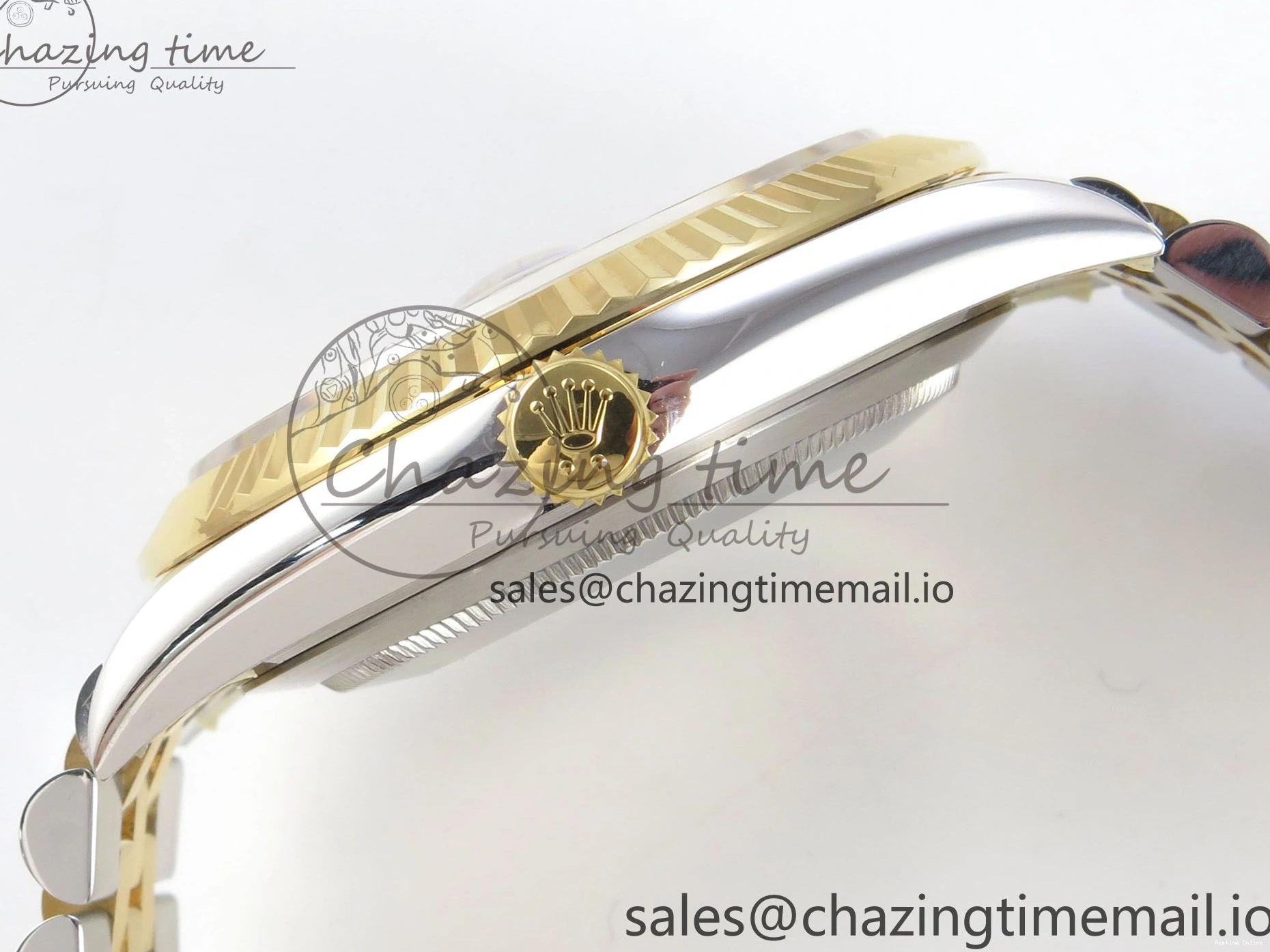 1227 DateJust 41 126333 SS YG ARF 1:1 Best Edition YG Stick Dial on Jubilee Bracelet SH3235 (Weighted) Effortless 216
